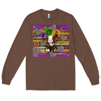 Chestnut mardi gras cow Long Sleeve Tee - Artiststas