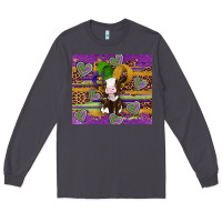 Smoke mardi gras cow Long Sleeve Tee - Artiststas