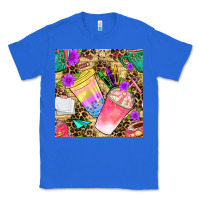 True Royal school girl coffee cup with leopard seamless pattern bbs Classic Tee - BundleAndBundleShop