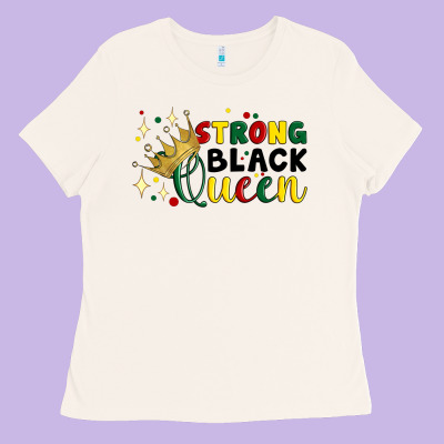 Strong Black Queen Ladies Tee Designed By Artiststas