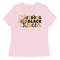 Bubblegum Pink strong black queen Ladies Tee - Artiststas