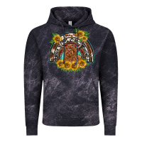 Cloud Black scottish calf sunflowers rainbow Vintage Hoodie - BarkalooDesign