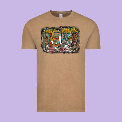 Mama Western Vintage Tee Designed By Racoondesign