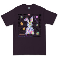 Plum Happy Easter Premium Tee - CowhideDigitalArt