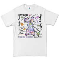White Happy Easter Premium Tee - CowhideDigitalArt
