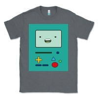 Charcoal Heather adventure time game bmo cover funny Classic Tee - baoMotion