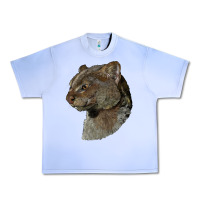 Grape Ice Jaguarundi Head Urban Heavy Tee - LillyAllenDesigns