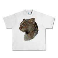 Lunar Rock Jaguarundi Head Urban Heavy Tee - LillyAllenDesigns