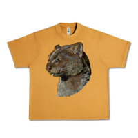 Peanut Butter Jaguarundi Head Urban Heavy Tee - LillyAllenDesigns