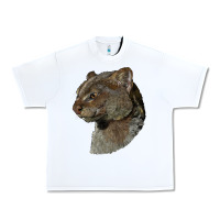 White Jaguarundi Head Urban Heavy Tee - LillyAllenDesigns