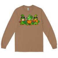 Toasted Coconut st patricks day gnomes with western hearts and shamrocks Long Sleeve Tee - Artiststas