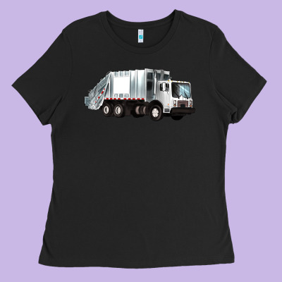 Garbage Truck Ladies Tee Designed By Artiststas