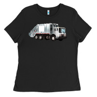 Black garbage truck Ladies Tee - Artiststas