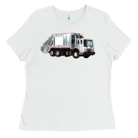 White garbage truck Ladies Tee - Artiststas