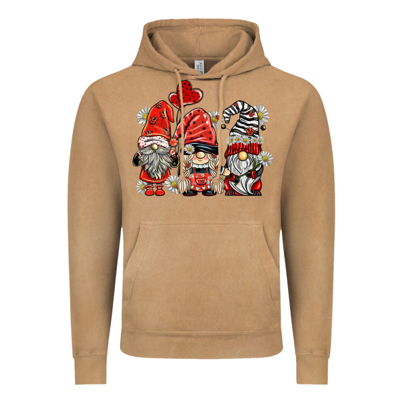 Ladybug  Gnomies Vintage Hoodie by BarkalooDesign | Teevron