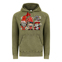 Vintage Olive ladybug  gnomies Vintage Hoodie - BarkalooDesign