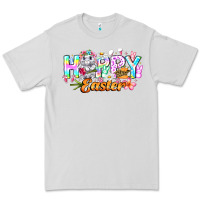 Dove Grey Happy Easter Premium Tee - CowhideDigitalArt