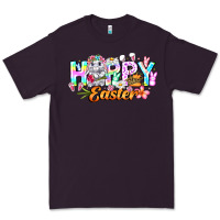 Plum Happy Easter Premium Tee - CowhideDigitalArt