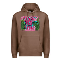 Chestnut stuck on you cactus Premium Hoodie - BarkalooDesign