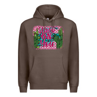 Coffee stuck on you cactus Premium Hoodie - BarkalooDesign