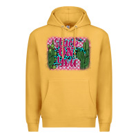 Mustard stuck on you cactus Premium Hoodie - BarkalooDesign