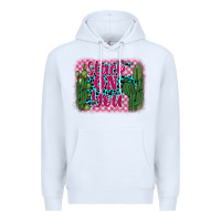 White stuck on you cactus Premium Hoodie - BarkalooDesign