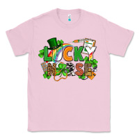 Bubblegum Pink lucky nurse St. Patrick's Day Classic Tee - FaDigitalArtStudio