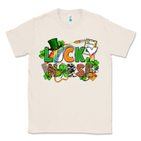 Natural lucky nurse St. Patrick's Day Classic Tee - FaDigitalArtStudio