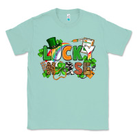 Seafoam lucky nurse St. Patrick's Day Classic Tee - FaDigitalArtStudio
