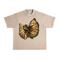 French Oak dilophosaurus face Urban Heavy Tee - LillyAllenDesigns