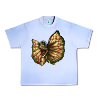 Grape Ice dilophosaurus face Urban Heavy Tee - LillyAllenDesigns