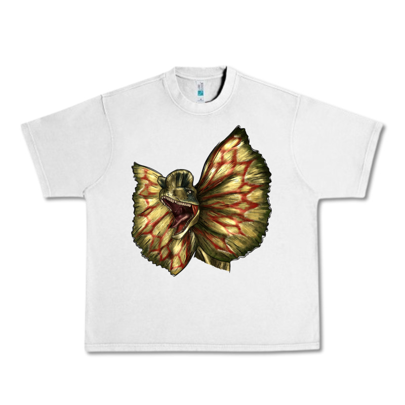 Dilophosaurus Face Urban Heavy Tee by LillyAllenDesigns | Teevron