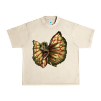 Sandshell dilophosaurus face Urban Heavy Tee - LillyAllenDesigns