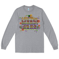 Heather Grey little miss mardi gras Long Sleeve Tee - Artiststas