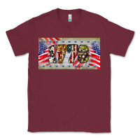 Burgundy 1776 4th of july license plate Classic Tee - BarkalooDesign