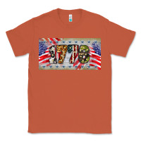 Copper 1776 4th of july license plate Classic Tee - BarkalooDesign
