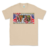 Mushroom 1776 4th of july license plate Classic Tee - BarkalooDesign