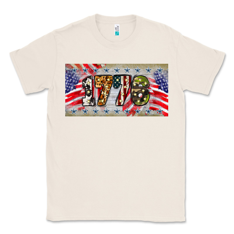 1776 4th Of July License Plate Classic Tee by BarkalooDesign | Teevron