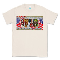 Natural 1776 4th of july license plate Classic Tee - BarkalooDesign