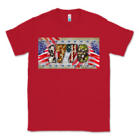 Red 1776 4th of july license plate Classic Tee - BarkalooDesign