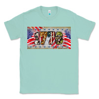 Seafoam 1776 4th of july license plate Classic Tee - BarkalooDesign