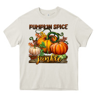 Cream pumpkin spice junkie Heavy Core Tee - BundleAndBundleShop