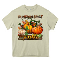 Mossy pumpkin spice junkie Heavy Core Tee - BundleAndBundleShop