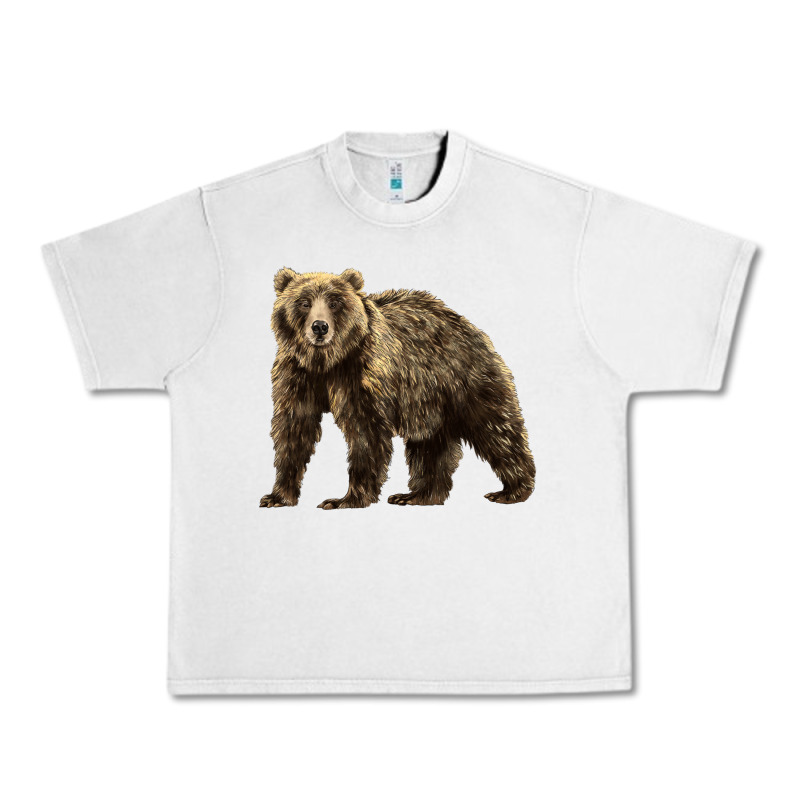 Brown Bear Urban Heavy Tee by LillyAllenDesigns | Teevron