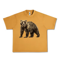 Peanut Butter Brown Bear Urban Heavy Tee - LillyAllenDesigns