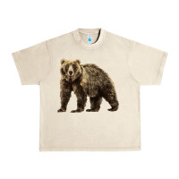 Sandshell Brown Bear Urban Heavy Tee - LillyAllenDesigns