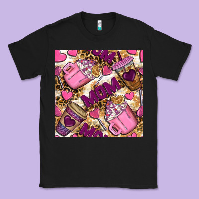 Mom Coffee Cups With Leopard Seamless Pattern Bbs Classic Tee Designed By Bundleandbundleshop