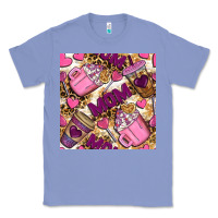 Colony Blue mom coffee cups with leopard seamless pattern bbs Classic Tee - BundleAndBundleShop