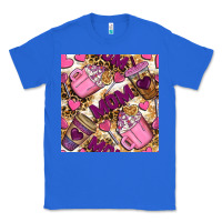 True Royal mom coffee cups with leopard seamless pattern bbs Classic Tee - BundleAndBundleShop