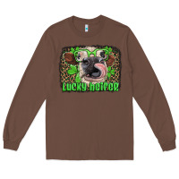 Chestnut lucky heifer with glasses st patricks Long Sleeve Tee - Artiststas